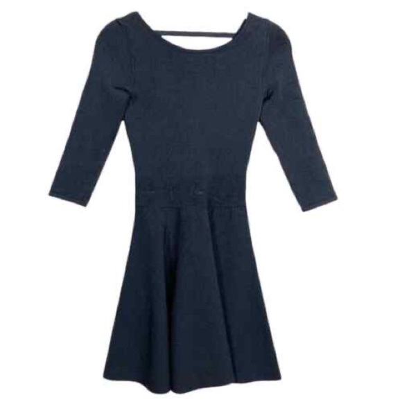 Guess Boat Neck Fit & Flare Sweater Dress - Picture 8 of 12